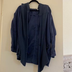 Free people navy blue jacket